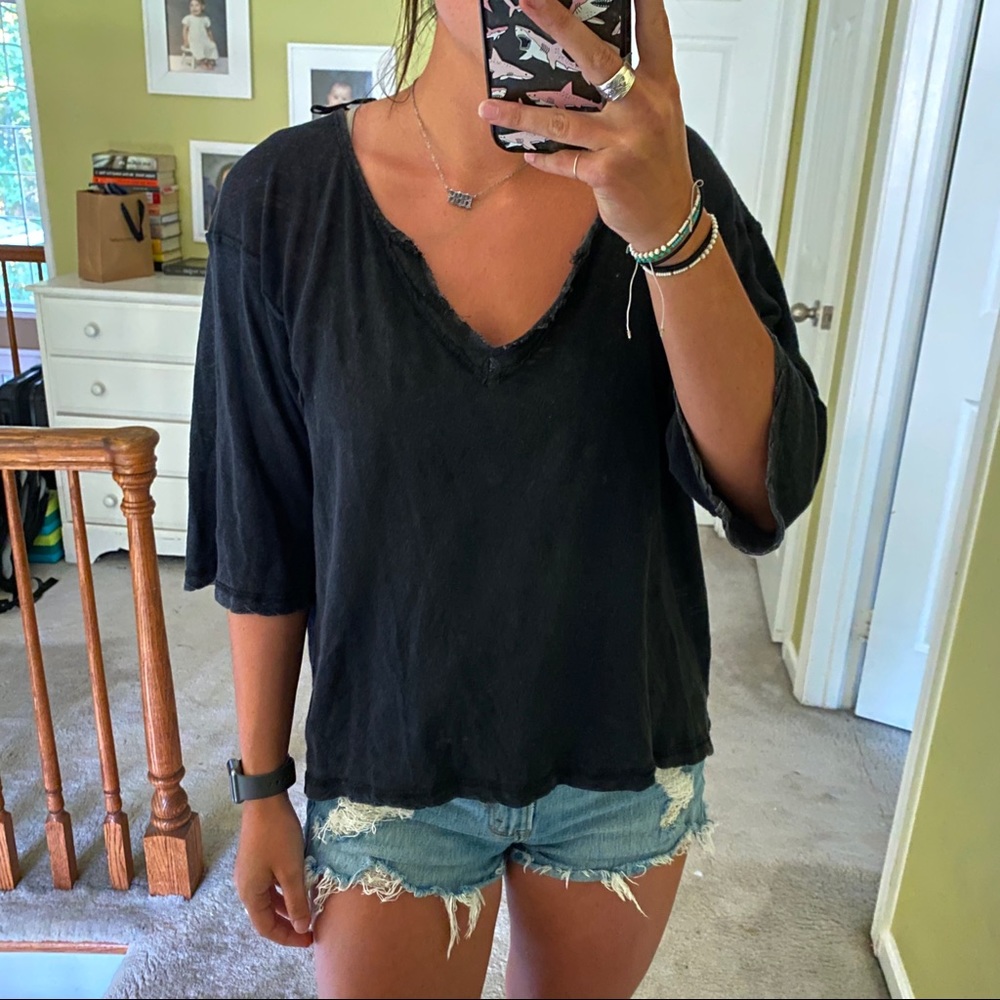 We The Free Black Short Sleeve